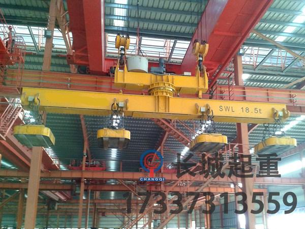 貴州畢節電磁掛梁橋式起重機的工作原理