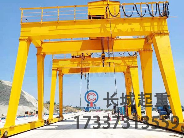 梁場龍門吊和貨場龍門吊在作業工況的區別